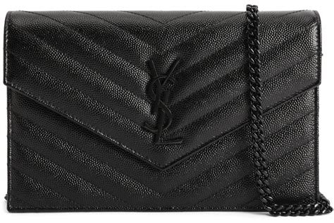 saint laurent wallet on chain|saint laurent envelope chain wallet.